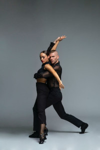L-R Ashley Downs and Adam Houston