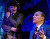 Adam Bitterman as Dr. Watson (left), James Sparling as Sherlock Holmes