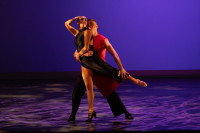Sasha Lazarus and Adam Houston in Red and Black.