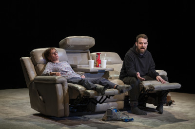 Laurie Metcal and Micah Stock in "Little Bear Ridge Road" at Steppenwolf Theater through August 4, 2024.