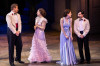 Ian Rucker as Guglielmo, Cecilia Molinari as Dorabella, Jacquelyn Stucker as Fiordiligi and Anthony León as Ferrando in Cosi fan Tutte @ Lyric Opera House.
