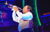 James Monroe Iglehart as Louis Armstrong in A Wonderful World
