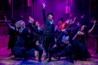 (center) David Moreland and the cast of Kokandy Productions’ production of Jekyll &amp; Hyde.