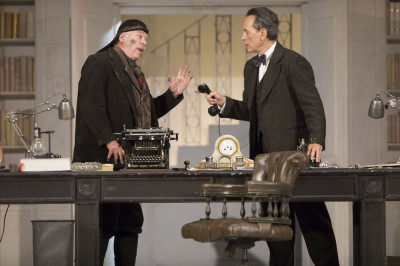(from left) Donald Maxwell and Richard E. Grant star in Lyric Opera of Chicago's My Fair Lady through May 21st