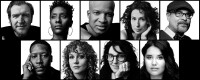 Steppenwolf Theatre Company ensemble members featured in Steppenwolf's 2026/27 Season include (top, l to r) Cliff Chamberlain, Celeste M. Cooper, Glenn Davis, Audrey Francis and Terry Kinney with (bottom, l to r) Namir Smallwood, Caroline Neff, Tina Landau and Karen Rodriguez.