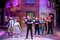 The cast of Avenue Q, now playiong at North Shore Center for the Performing Arts