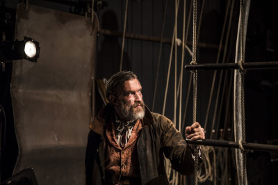 Nathan Hosner is Captain Ahab in Moby Dick currently performed at Lookingglass Theatre