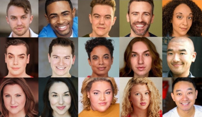 Top row L-R: J Alan, Michael M. Ashford, August Forman, Andrew Fortman, Sonia Goldberg. Middle row L-R: Parker Guidry, Michael Metcalf, Sarah J. Patin, Nathe Rowbotham, Peter Ruger. Bottom row L-R: Anne Sheridan Smith, Laura Sportiello, Jasmine Lacy Young, Freyja Goldstein, Thomas Tong.