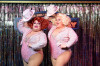 Ginger Minj and Gidget Galore play in "The Broads' Way" at Venus Cabaret on Southport in Chicago, through February 4, 2024.