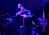 Contortionist Elayne Kramer in Teatro ZinZinni Love, Chaos, and Dinner.