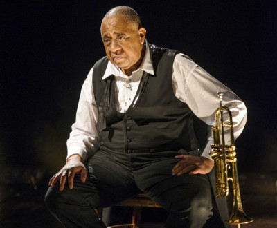 Barry Shabaka Henley plays Louis Armstrong in the Court Theatre production of Terry Teachout's "Satchmo at the Waldorf."