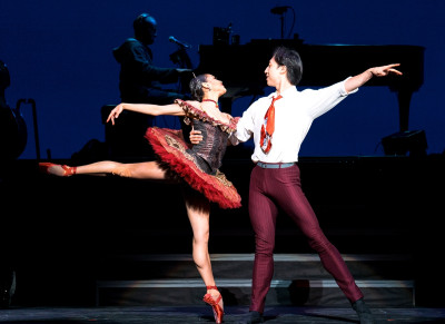 Jinhao Zhang and Nayara Lopes “Sugar Hill: The Ellington/Strayhorn Nutcracker,” at the Auditorium Theatre through December 30. 2023